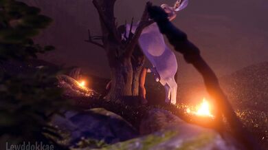 Futa Centaur Gives Lara the Biggest Dick in Town [Lewddokkae]