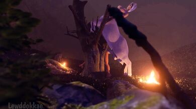 Futa Centaur Gives Lara the Biggest Dick in Town [Lewddokkae]