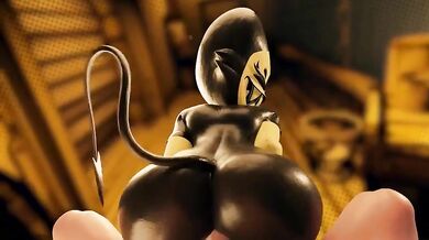 Flexible woman riding cowboy in reverse