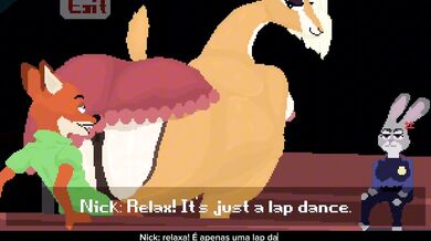 Strap-on Gazelle's Tight Ass Gets Nailed by Nick, Translated in Portuguese