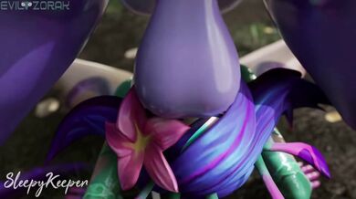 Soraka and Neeko's Wet and Wild Love Affair