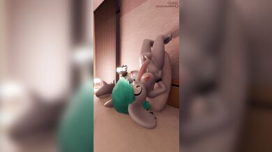 Maddie's Solo Oral Fun - Furry Fetish Porn