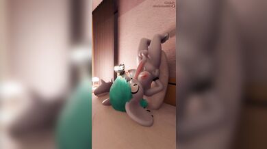 Maddie's Solo Oral Fun - Furry Fetish Porn