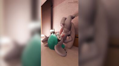 Maddie's Solo Oral Fun - Furry Fetish Porn