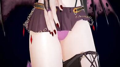 Innocent schoolgirl possessed by a lustful demonic entity