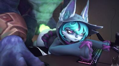 Faking It with Warwick and Vex [Twitchy Animation Porn]