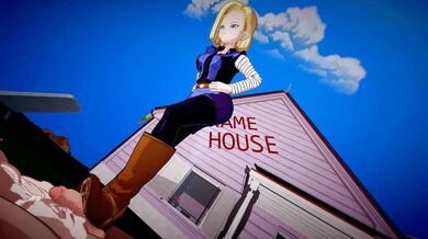 Busty Android 18 Takes on Goku in a Steamy Dragon Ball Z Threesome with Bazett