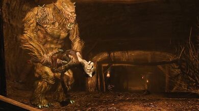 Khajiit Gets Banged by a Ravenous Troll in a Wild Sexual Encounter