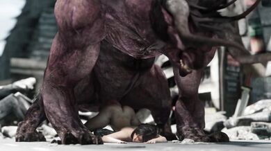 Ravished by the Behemoth! Tifa's Naked Adventure in 4K!