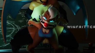 Futa Charizard's Wigfritter Birthday Bash with Lola