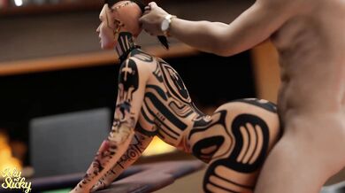 Icky Sticky Jack's Pussy Gets Annihilated in Bleach-Style Slasher Sex