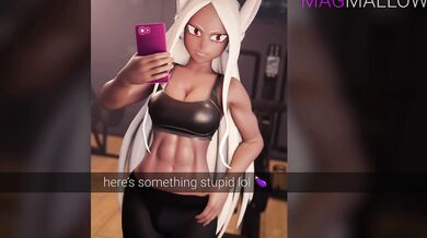 Ochaco and Miruku's Magical Masturbation Marathon