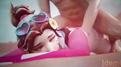 Anal Invaders: D.VA's Booty Call