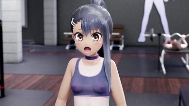 Busty cheerleader gets a rough fucking from the school's football team in the locker room.