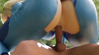 Space Bounty Hunter Slut Gets Nailed by Big Alien Cock