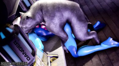 Furry Fuck Fest with Samus and Her Canine Companion, Featuring Arnoldthehero