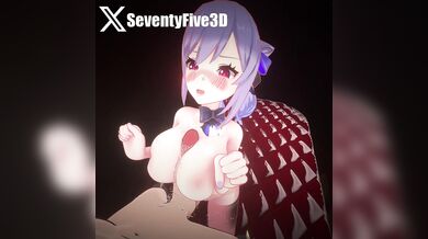 [753D] Ke-qing Pussy Squeezing (Genshin Impact)