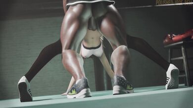 Sexual Slavery: Mercy's Endurance Workout (Black and Polished Jade)