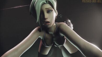 Sexual Slavery: Mercy's Endurance Workout (Black and Polished Jade)