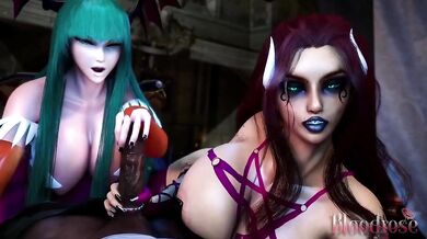 Uncontrollable Ejaculation: Succubus' Sensual Handjob Obsession