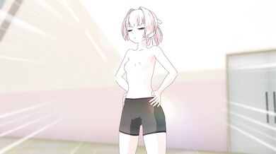 Girls of Kantai Collection Strip and Swim in a Challenge