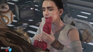 The Wookie's Bitch: Rey's Anal Initiation by Chewbacca's Hairy Fat Cock