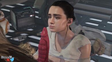 The Wookie's Bitch: Rey's Anal Initiation by Chewbacca's Hairy Fat Cock