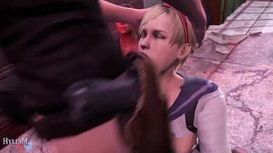 Sherry Birkin Gets Nasty with a Monster Cock in Resident Evil