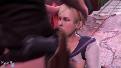 Sherry Birkin Gets Nasty with a Monster Cock in Resident Evil