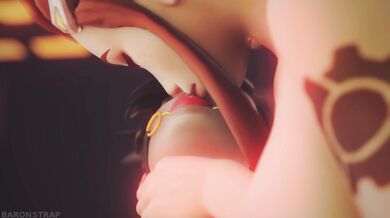 BaronStrap's Bizarre Bondage Brigitte and Trapped Tracer Thriller!