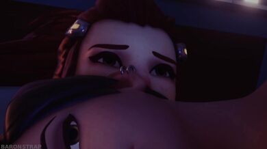 BaronStrap's Bizarre Bondage Brigitte and Trapped Tracer Thriller!