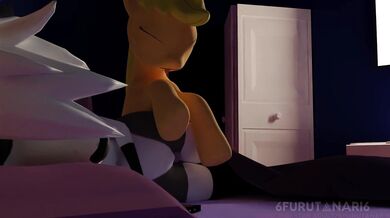 Applejack Bangs Loona's Gaping Slit