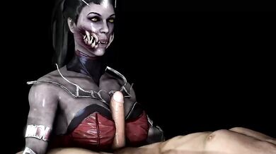 Vampiric Mileena's Tit-Sucking Debauchery