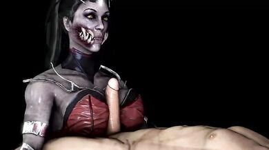 Vampiric Mileena's Tit-Sucking Debauchery