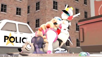 Sneaky Slut Snagged by Authorities: Rouge's Nasty Misadventure with the Law [silvertilver]