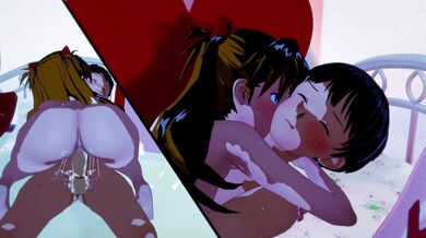 Asuka and Shinji's Virgin Moment: A First Time Love Story