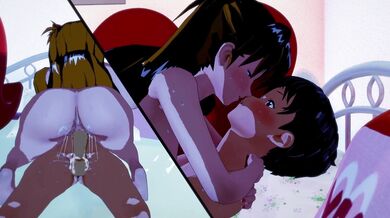 Asuka and Shinji's Virgin Moment: A First Time Love Story