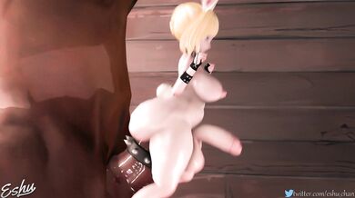 Banging Eshu-chan's Bunny Hole: Breeding Session