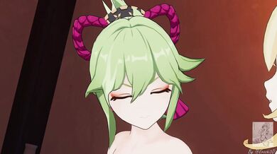 Four-Way Sex Fest with Yoimiya and Kuki