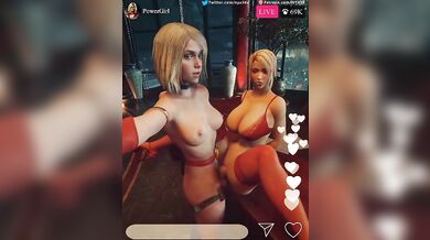 The Livestreaming Fiend: Super Girl's Anal Romp with Samus