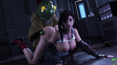 Tifa's Alien Invasion with Beastly Joe