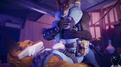 Fennix and Dire's Hot and Heavy Hentai Encounter