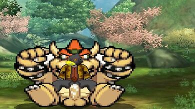 Bowser's Bull Breeds Falco in MUGEN