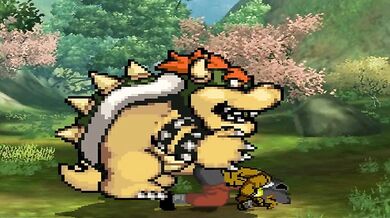 Bowser's Bull Breeds Falco in MUGEN