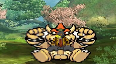 Bowser's Bull Breeds Falco in MUGEN