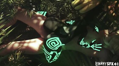 Midna's Reverse Cowgirl Mounting of Link - The Legend of Zelda