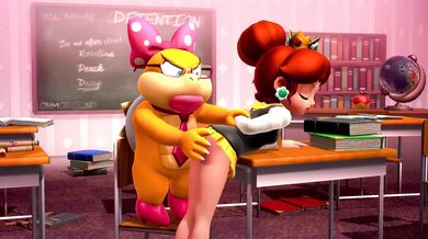 Punished Schoolgirl Daisy Gets Spanked Without Panties
