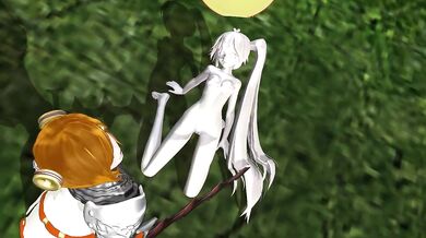 Neru and Meiko Get Petrified in MMD Hentai Porn