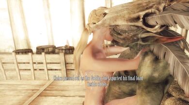 Clara's Adventures in Skyrim: A Monster Gangbang Journey