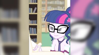 Lesbian Sci-Fi Threesome With Rainbow Dash and Twilight Sparkle